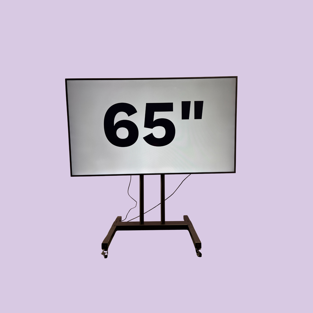 TV 65" på stativ / vegg 